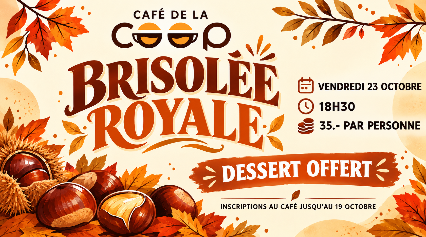 Café de la Coop - Brisolée royale