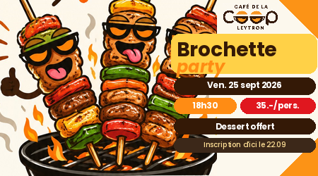 Café de la Coop - Brochette party